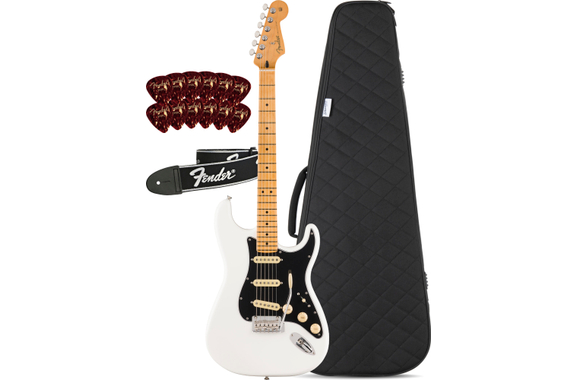 Fender Player II Stratocaster MN Polar White Set image 1