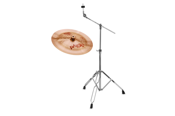 Paiste 2002 18" China + Galgenbeckenstandaard SET image 1