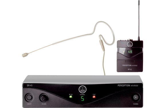AKG PW45 Presenter Set ISM Incl. HS-11 EA Headset Beige image 1