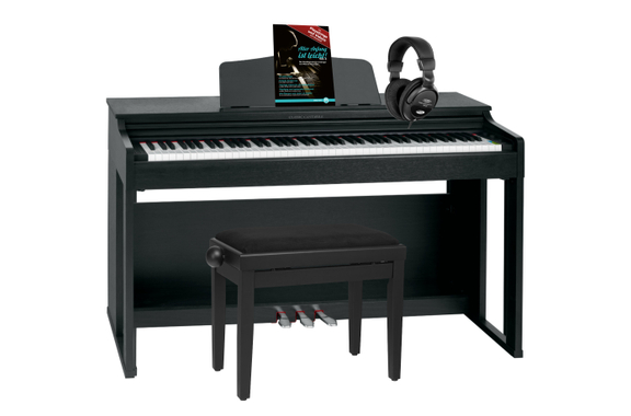 Classic Cantabile DP-230 SM E-Piano negro mate Set image 1