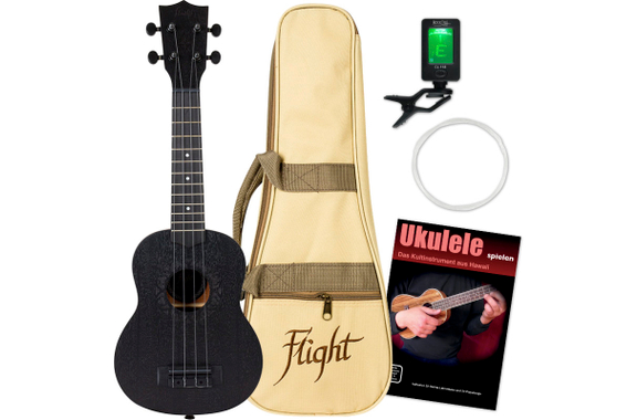 Flight NUS 310 Blackbird Sopran Ukulele Set image 1