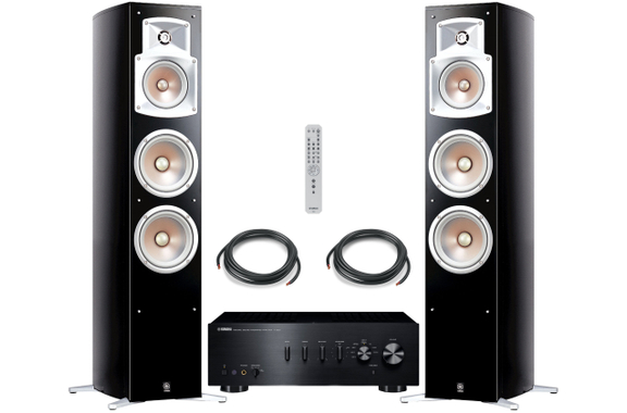 Yamaha A-S501 / NS-NS-555 HiFi Stereo Set zwart image 1