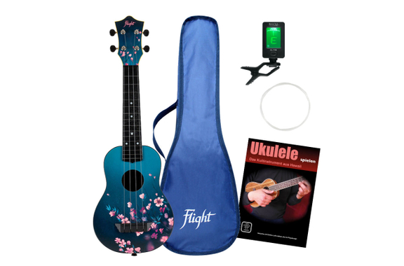 Flight TUS32 Sakura Sopran Ukulele Set image 1