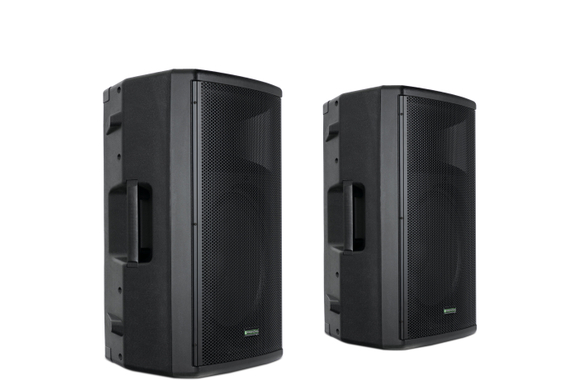 Pronomic E-212 MA 12" Actieve Speaker 500 Watt Stereo Set image 1