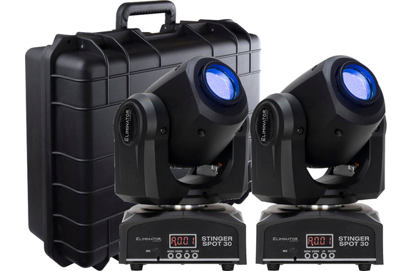 Eliminator Stinger Spot 30 Moving Head Set Con Valigia image 1