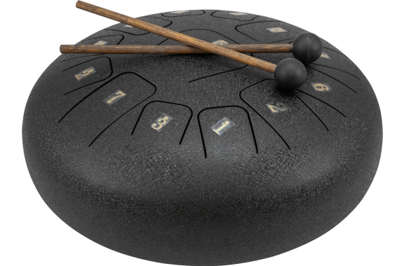 Dimavery TD-12 Steel Tongue Drum nero image 1