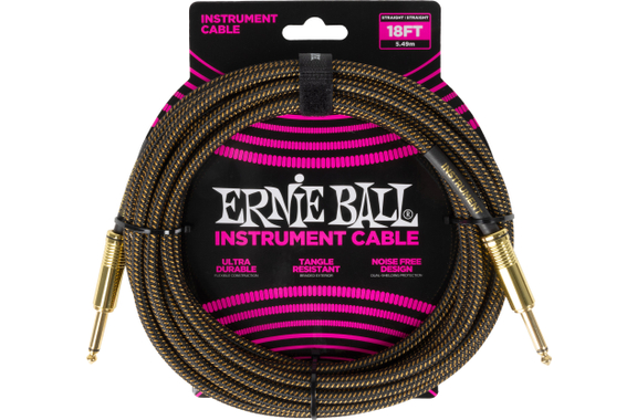Cavo per Strumenti Ernie Ball 6432 5,49 m Pay Dirt image 1