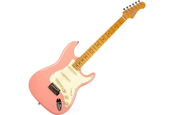 Jet Guitars JS-300 Chitarra Elettrica Burgundy Pink image 1