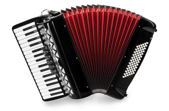Classic Cantabile 72 Bass Akkordeon "Secondo V" Schwarz  - Retoure (Zustand: sehr gut) image 1