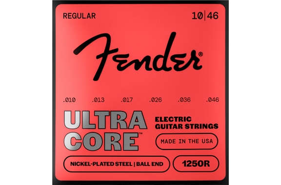 Fender UltraCore 1250R Nickel Plated E-gitaarsnaren 010-046 image 1