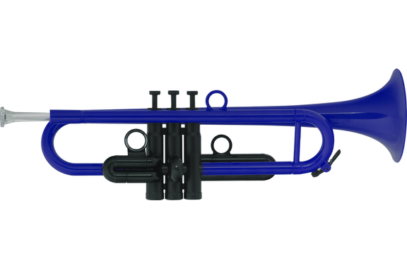 Classic Cantabile PTP-10BL MardiBrass Tromba Bb In Plastica Blu image 1