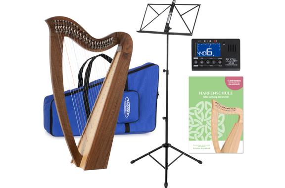 Classic Cantabile H-22 WN harpe celtique 22 cordes Set image 1