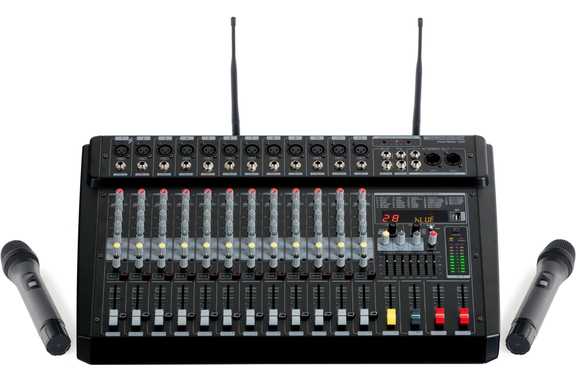 Pronomic Powermake 1200 Powermischer mit Funkmikrofonen  - Retoure (Zustand: sehr gut) image 1