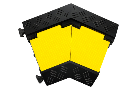 Pronomic Protector 2-100CA V3 45° Kabelbrückeneckstück 2-Kammer V-Steckverbindung image 1