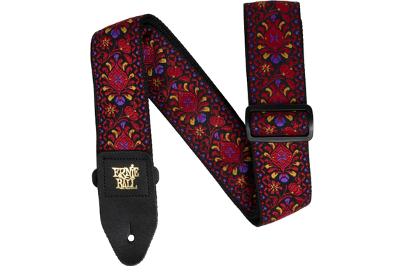 Ernie Ball 5369 Jacquard Strap Crimson Royal Bloom image 1