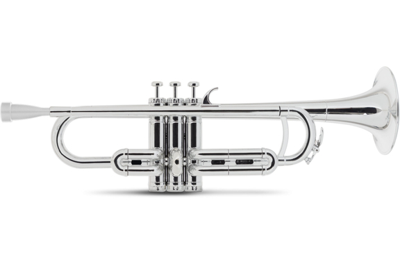 Classic Cantabile KTP-30SR MardiBrass Plastic Bb Trumpet Silver image 1