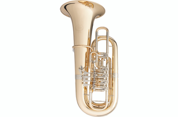 B&S 3099/2 WG-L F-Tuba in ottone dorato laccata image 1