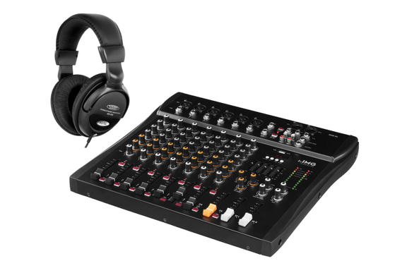 IMG Stageline MXR-80 USB Mixer with Bluetooth Set image 1