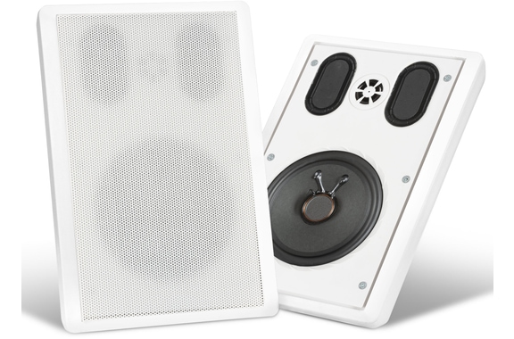 Pronomic FLS-540E WH Paar Flatpanel Wandlautsprecher Box weiß  - Retoure (Zustand: sehr gut) image 1