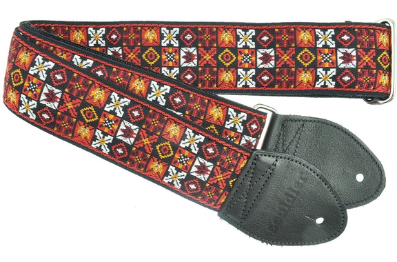 Souldier Woodstock Red Gitarrengurt image 1