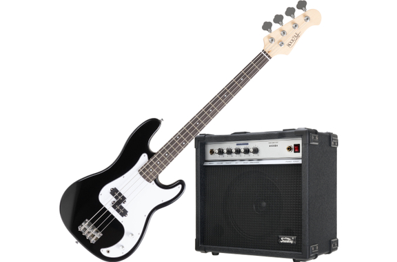 Rocktile Puncher E-Bass Black Amp Set image 1