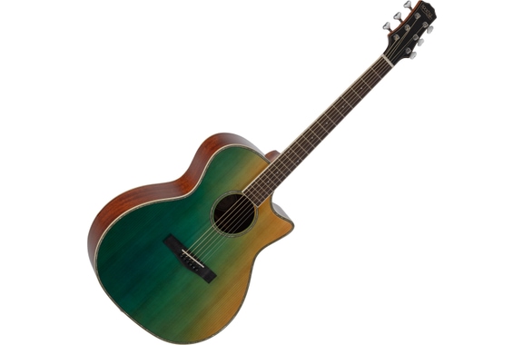 Rocktile WSC-150C-GN/BU Chitarra Western Verde/Blu image 1