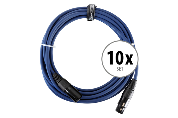 Pronomic Stage DMX3-5 Câble DMX 5m Lot de 10 image 1