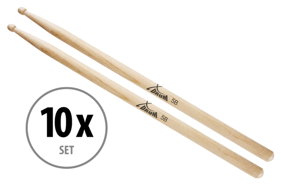 10 Paia Bacchette XDrum 5B Wood Tip image 1