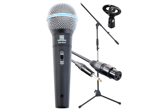 Pronomic Superstar JACK Set Microphone Micro + Pied + Câble XLR Jack image 1