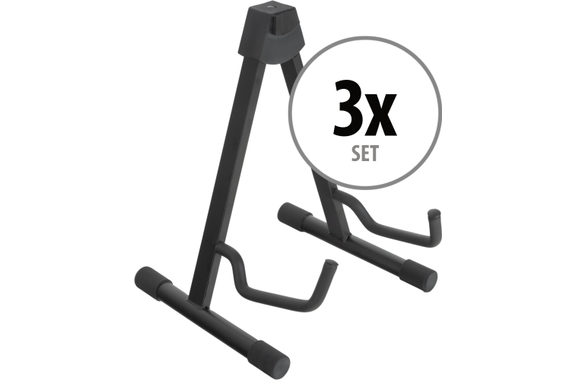 Classic Cantabile GS-2009A Guitar Stand for Acoustic Guitars and Basses 3x Set image 1