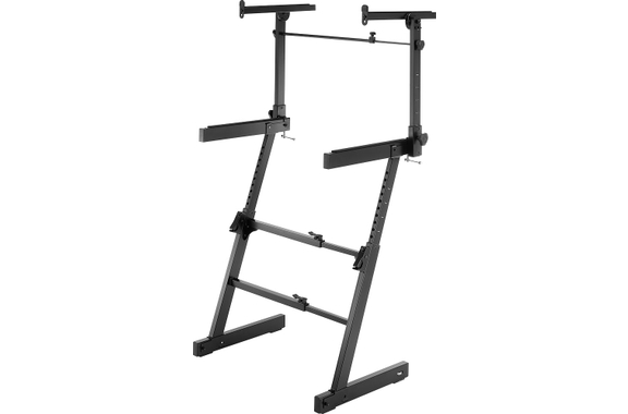 Hercules HCKS-410B Autolock System Z-Style Double Keyboard Stand image 1