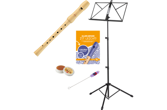 Moeck 1250 Flûte À Bec Scolaire Allemande Érable Set image 1