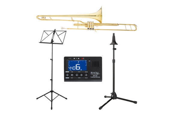 Classic Cantabile Brass VP-16 Trombone Tenore A Valvole Set image 1