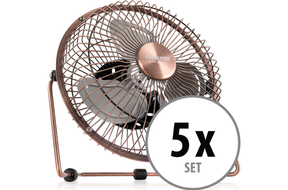 Stagecaptain TV-60U MkII 6" USB-Tafelventilator 5x Set image 1