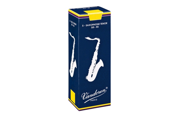 Vandoren Classic Bleu Anches Pour Saxophone Ténor (2,5) Pack De 5 image 1