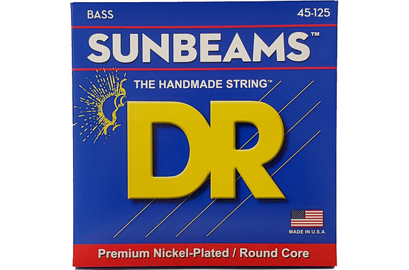 DR Strings Sunbeam Bass Nikkel-Gepatineerd Staal NMR5-45 Medium 45-125 image 1