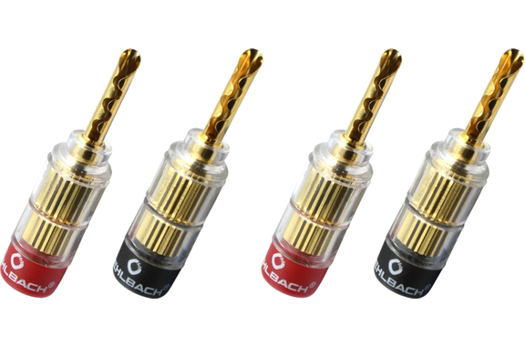 Oehlbach Tube-Verbinder Hohlbananenstecker 4er Set  - Retoure (Zustand: sehr gut) image 1