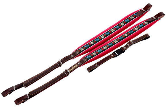 Zupan Accordion Strap "Standard" Red Edelweiss image 1