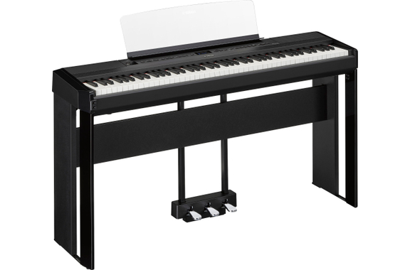 Yamaha P-525B Stage Piano Schwarz Home Set image 1