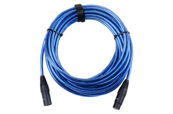 Pronomic Stage XFXM-Blue-10 Cavo Microfono XLR 10 m Metallic Blue image 1