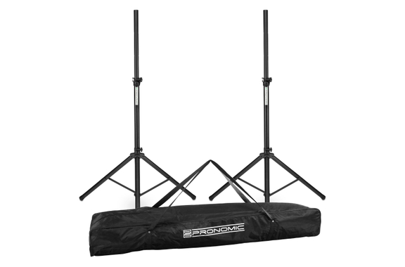 Pronomic SPS-1S BK Boxenstativ Stahl 2x Set mit Tasche image 1