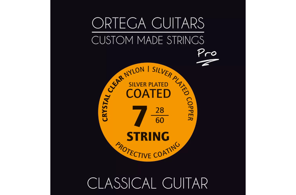 Ortega NYP7 Classical Guitar 7Str Set image 1