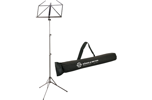 K&M 10052 Pupitre Extra Haut Ensemble Noir image 1