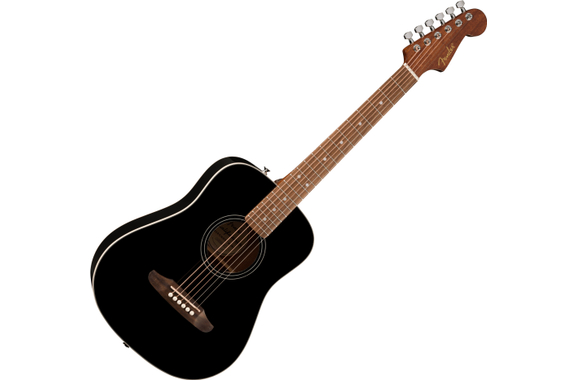Fender California Standard Redondo Mini Spruce Top Black  - Retoure (Zustand: sehr gut) image 1