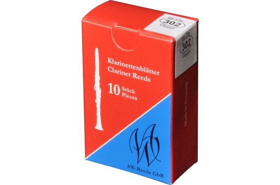 AW Woodwinds Klarinetrieten 302 Classic Boehm (3,0) 10 Stuks image 1