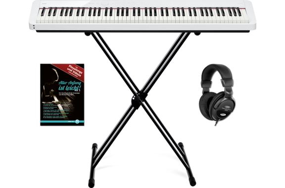 Casio PX-S1100 WE Privia Digitalpiano Set Bianco image 1