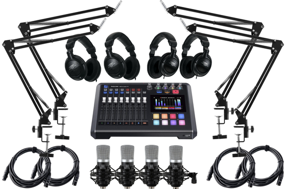 Tascam Mixcast 4 Set d'Interview Podcast pour 4 Personnes image 1