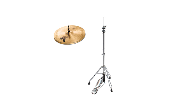 Zildjian K 14" Hi-Hat + HiHat Maschine SET image 1