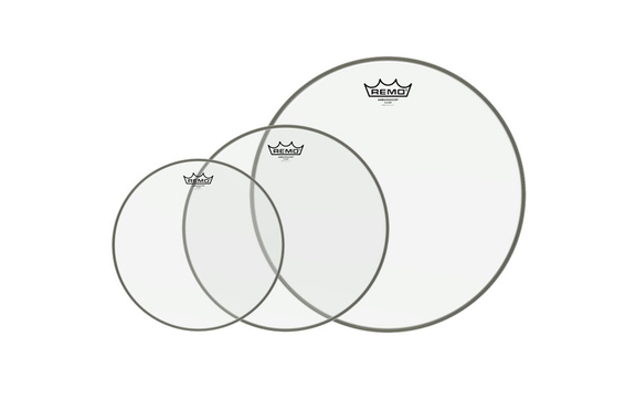 Remo 10" 12" 16" Ambassador Clear Set image 1