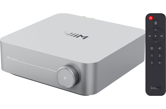WiiM AMP Amplificatore Streaming Multiroom Argento image 1